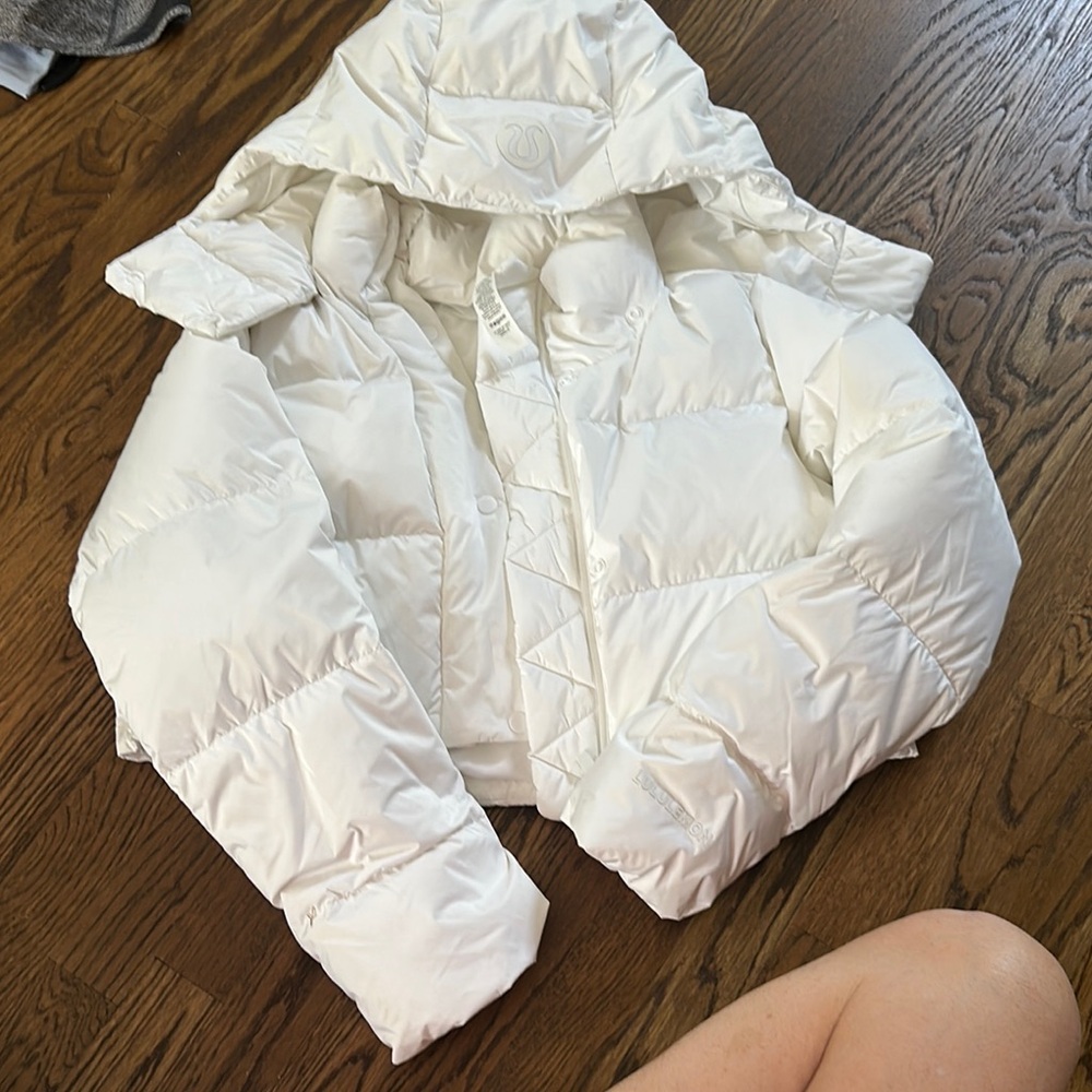 lululemon athletica White Puffer Jacket